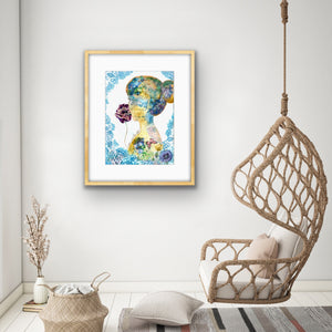 "Your are beautiful" fine art print on paper - editafieldsart