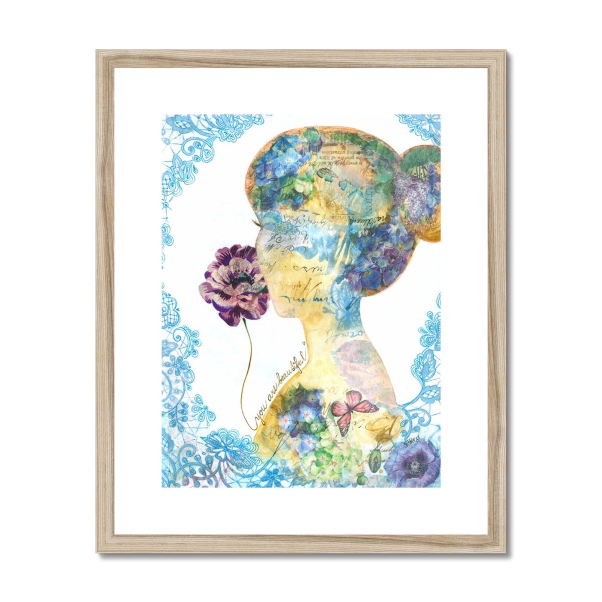 "You Are Beautiful" Fine Art Print - editafieldsart